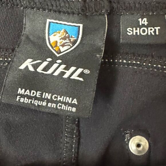 Kuhl Black Elastic Waist Pants Hiking Athletic Pants Black Size 14 Short - Picture 3 of 5